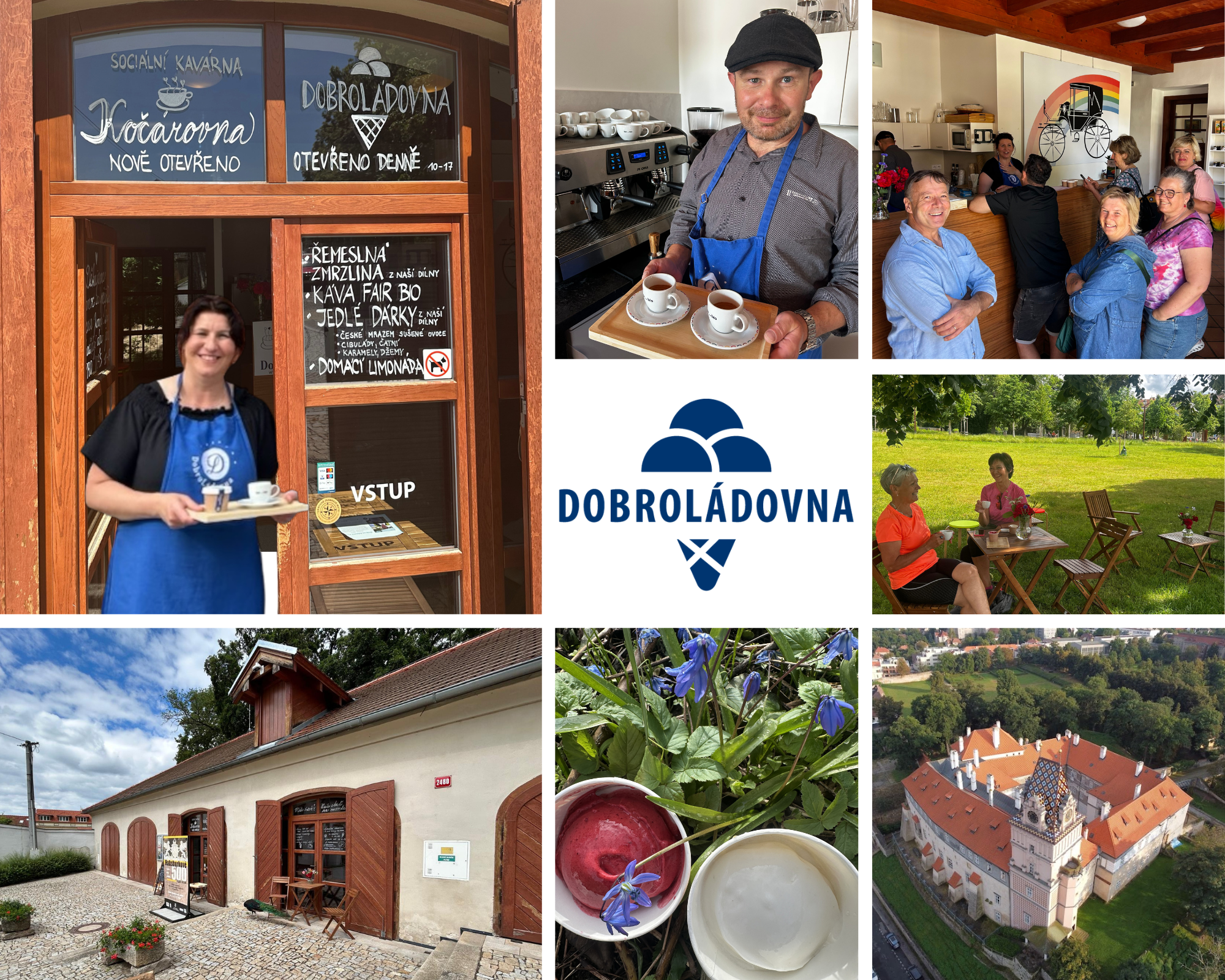 Kavárna Kočárovna v Brandýse nad Labem